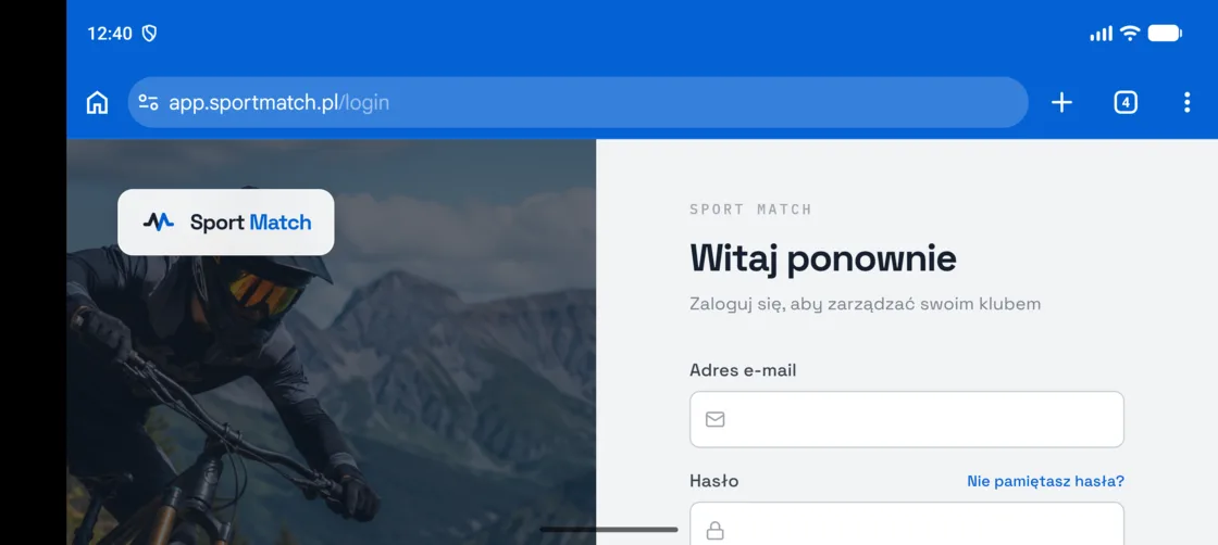 Zrzut ekranu: Dotknij ⋮ w prawym górnym rogu.