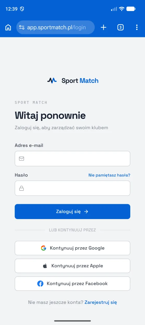 Zrzut ekranu: Dotknij ⋮ w prawym górnym rogu.