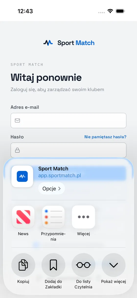 Zrzut ekranu: Dotknij Pokaż więcej.